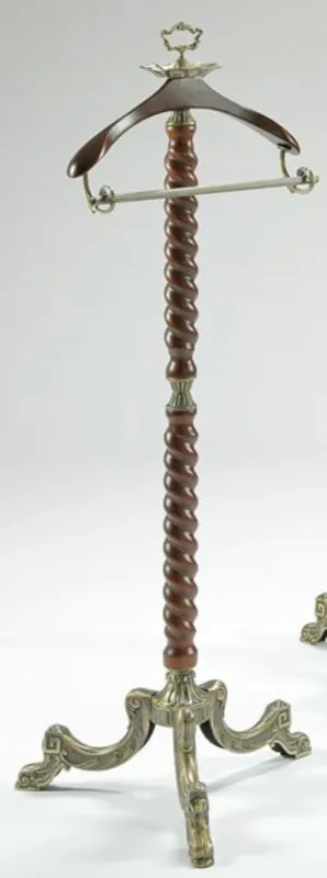 Top-Angebot Casa Padrino perchero barroco de lujo marrón / bronce 45 x 45 x A. 127 cm - Perchero de latón noble - Mobiliario de Hotel de Guardarropas Barrocos