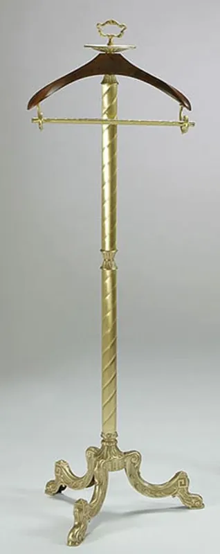 Casa Padrino perchero barroco de lujo latón / marrón 45 x 45 x A. 133 cm - Perchero de latón noble - Perchero de Hotel Barroco Sale