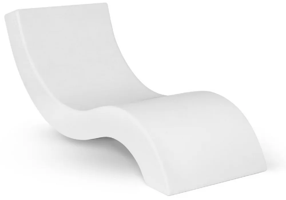 Schnäppchen Casa Padrino tumbona de piscina de lujo blanco mate 180 x 70 x A. 62,5 cm - Tumbona moderna resistente a la intemperie - Tumbona de jardín - Muebles de piscina de hotel de jardín - Calidad de lujo
