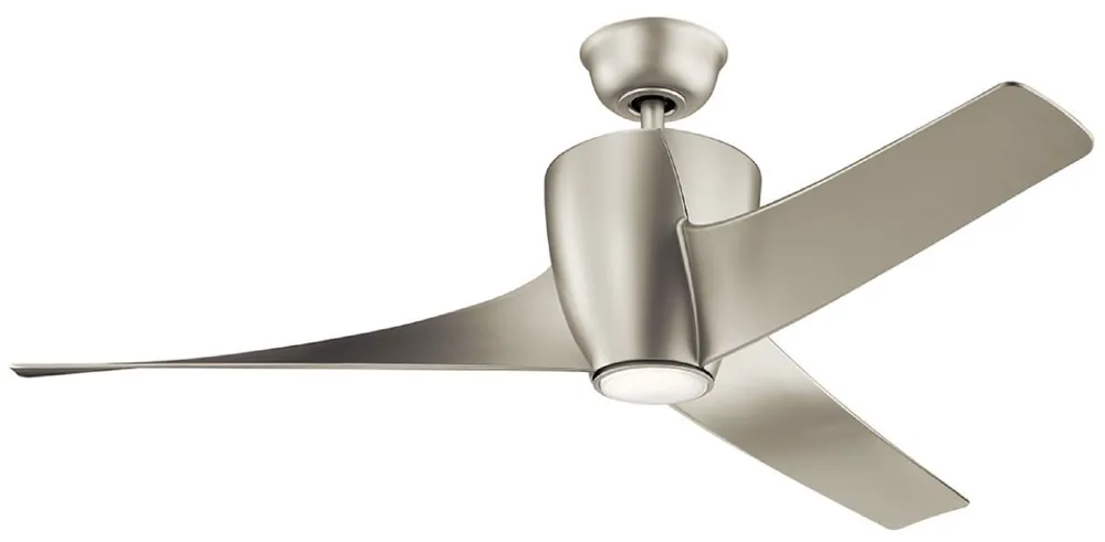 Casa Padrino ventilador de techo de lujo plata 142 x A. 41 cm - Ventilador moderno regulable con iluminación LED y control remoto - Accesorios de Lujo Heißes Angebot