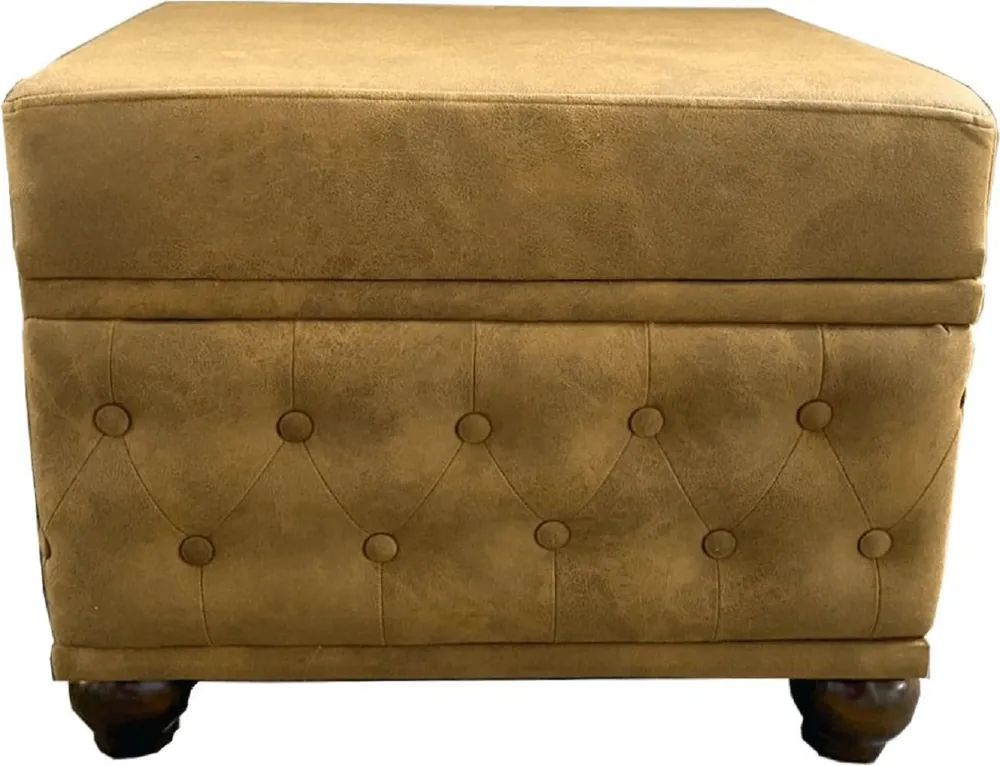 Beliebt Casa Padrino taburete Chesterfield marrón antiguo 60 x 46 x A. 45 cm - Otomana - Muebles de Salón Chesterfield