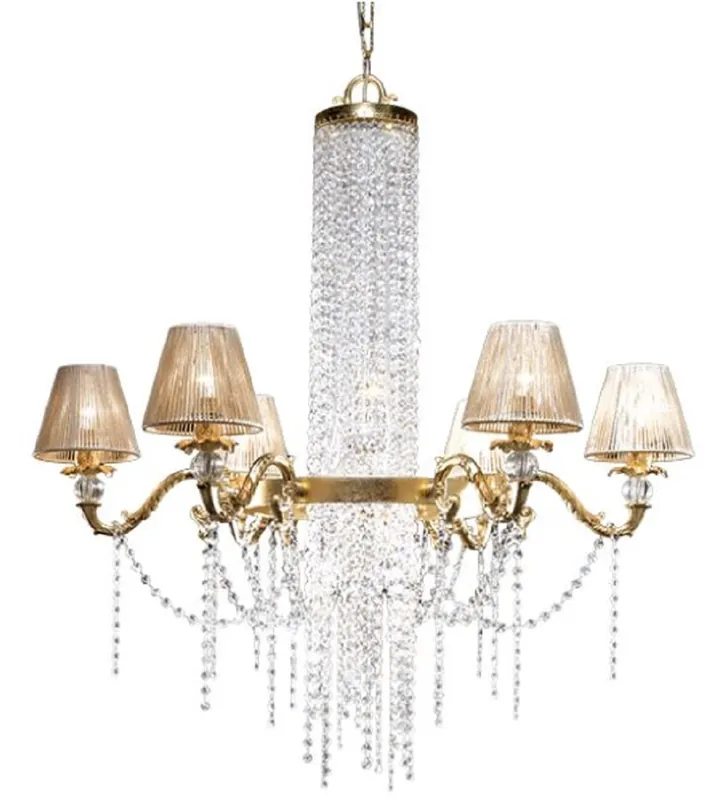 Casa Padrino araña de luces barroco de lujo oro Ø 93 x A. 100 cm - Magnífica araña de luces con cristal noble de Swarovski - Muebles Barrocos - Noble y Magnífica Letzte Chance