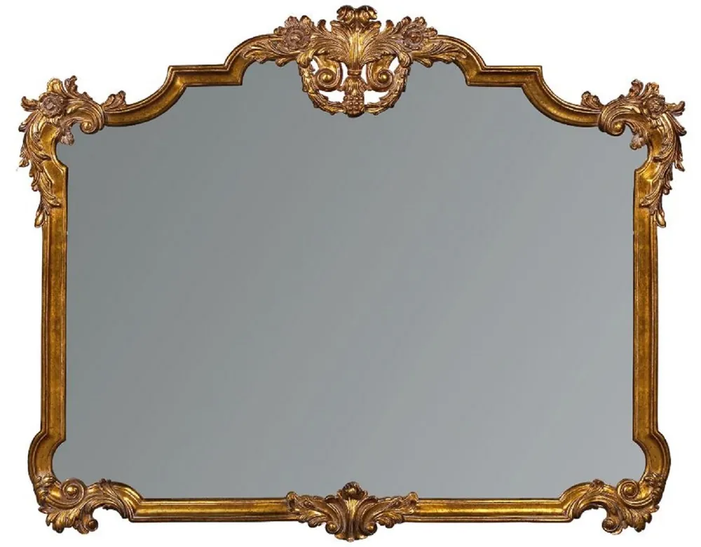 Casa Padrino espejo barroco de lujo oro antiguo - Magnífico espejo de pared de estilo barroco - Espejo de armario estilo antiguo - Espejo de salón - Accesorios de decoración barroco Sonderangebot