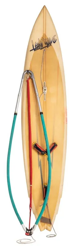 Echt Tabla de surf de los años 80 vintage deco de lujo 298 x 61 x A. 14 cm - Tabla de surf retro usada - Pieza de Coleccionista