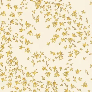 Günstig Versace papel pintado de diseño flores barrocos 935855 beige / marrón / amarillo - Papel pintado satín con patrón elegante - Alta Calidad