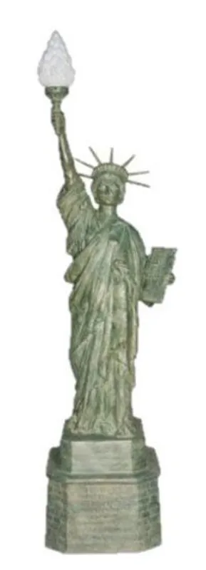 Casa Padrino lámpara de pie de bronce de lujo Estatua de la libertad - lámpara lámpara de bronce lámpara de figura Saisonangebot