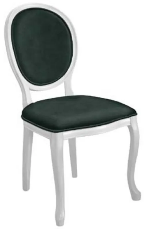 Casa Padrino silla de comedor barroco verde / blanco - Silla de estilo antiguo hecha a mano - Muebles de comedor de estilo barroco Preiswert