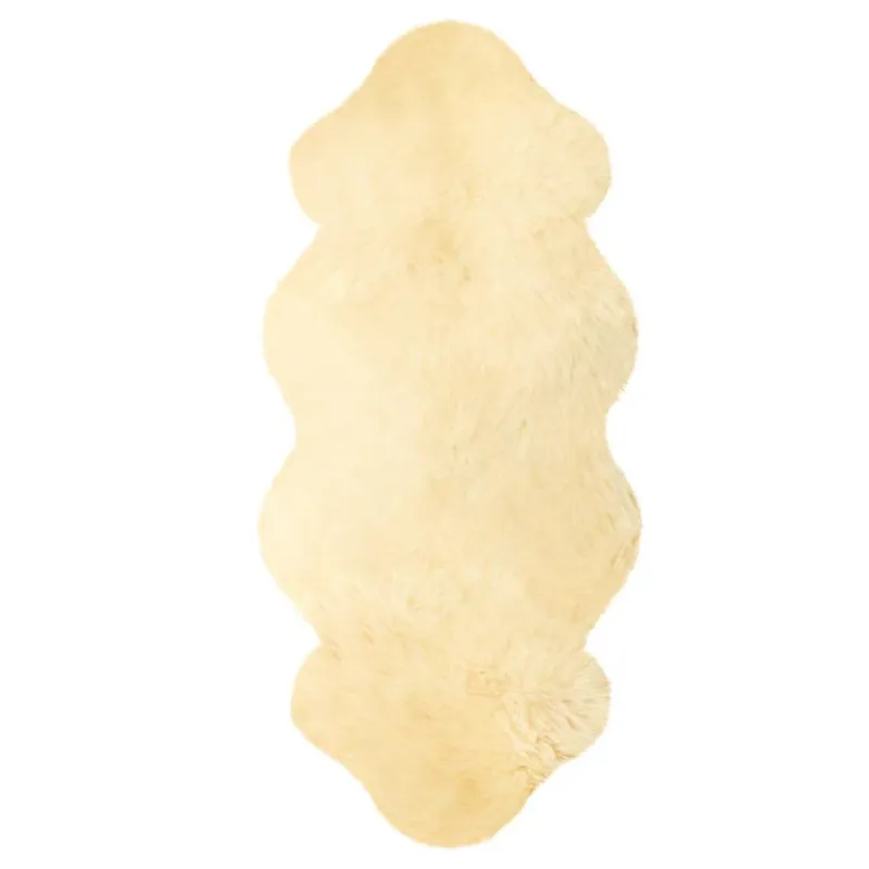 Heitmann Fell Australisches Lammfell aus 1,5 Fellen, mit Endteil - beige Wochenendangebot
