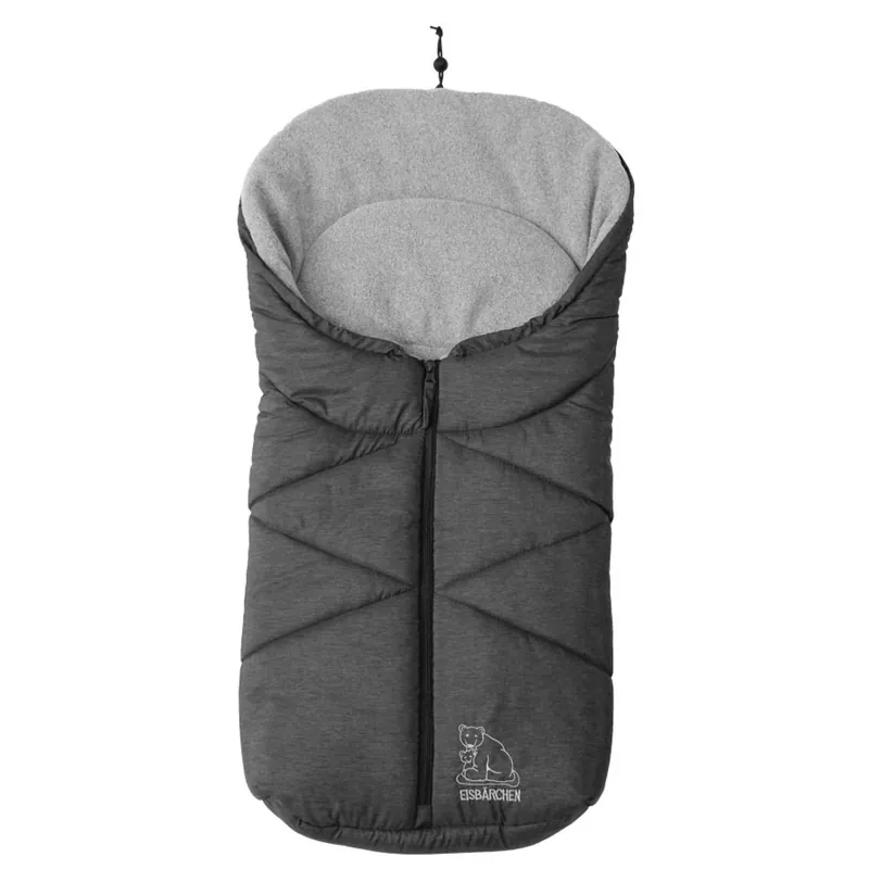 Heitmann Felle Fußsack für Babyschale und Kinderwagen grau Sichere Zahlung