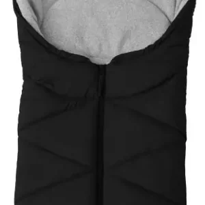 Heitmann Felle Fußsack für Babyschale und Kinderwagen schwarz/hellgrau Jetzt Bestellen