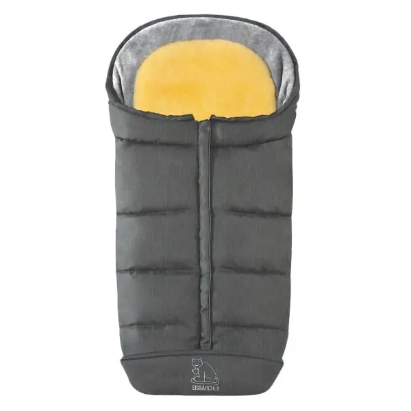 Preiswert Heitmann Felle Komfort 2-in-1-Fußsack (grau)
