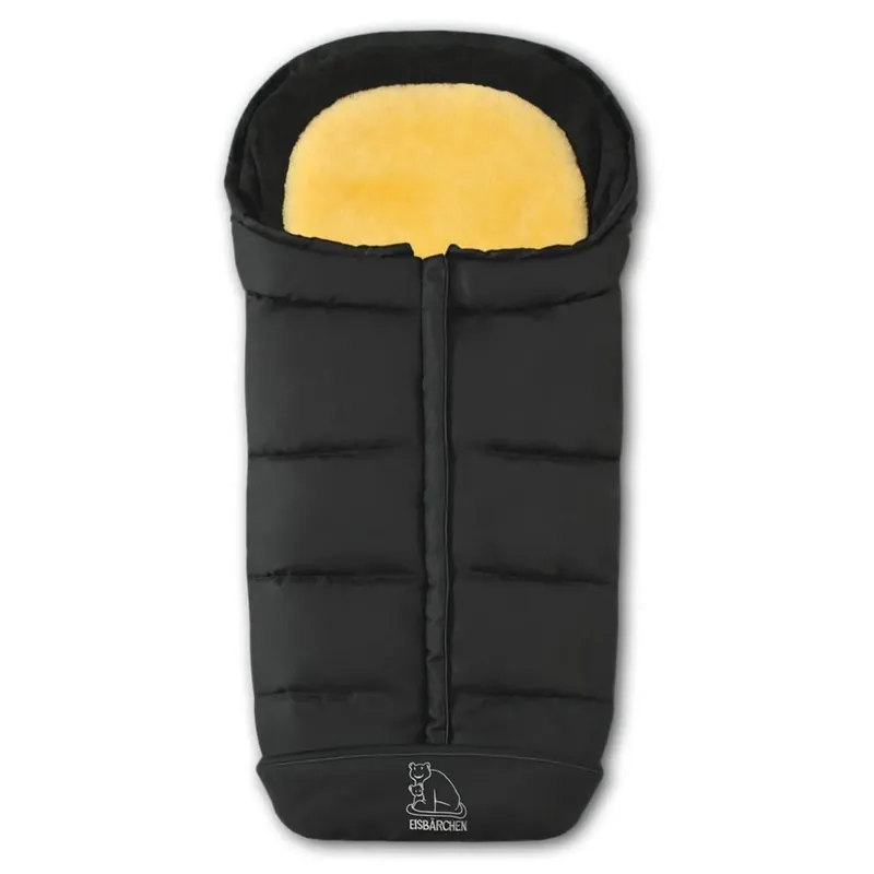 Heitmann Felle Komfort 2-in-1-Fußsack (schwarz) Jetzt Kaufen