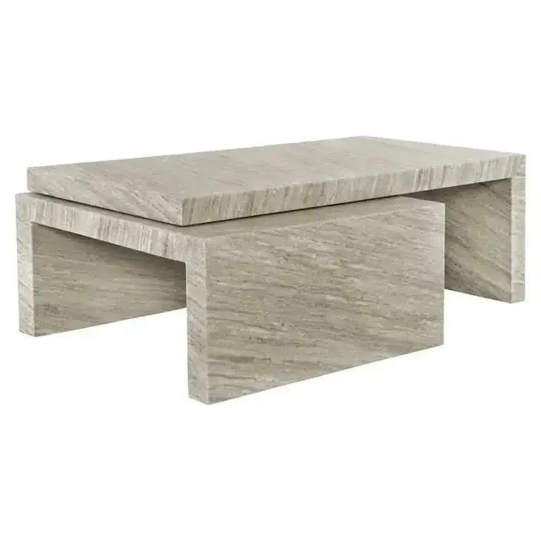 Zertifiziert Richmond Interiors Couchtisch Novaz 2er-Set (White)