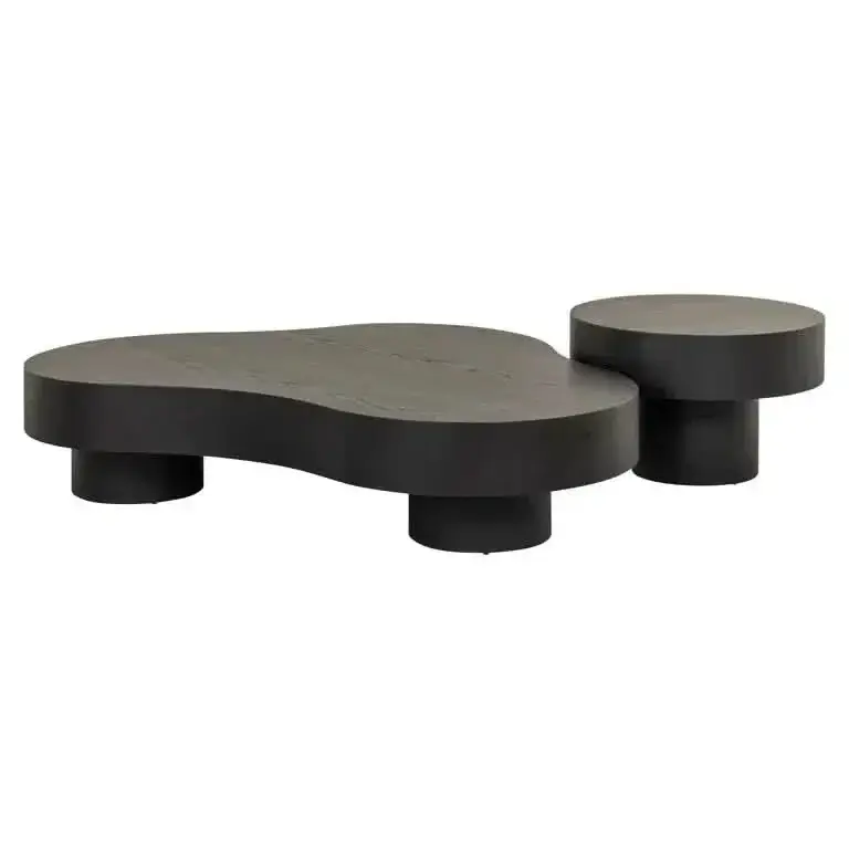 Zertifiziert Richmond Interiors Couchtisch Bogor 2er-Set dark coffee (Dark coffee)