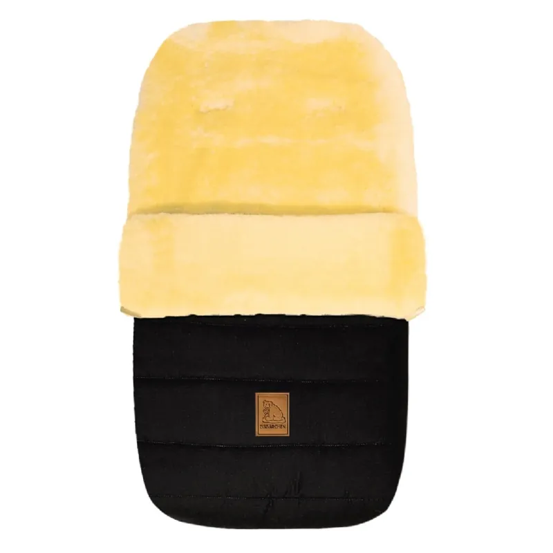 Heitmann Felle Lammfellfußsack (schwarz) Expressversand