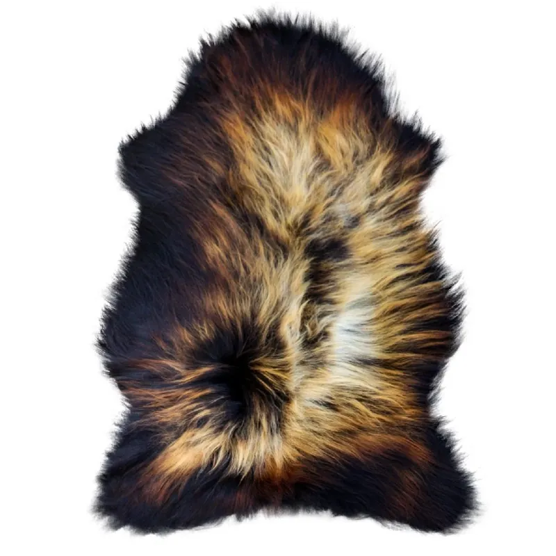 Heitmann Felle Nordlandschnuckenfelle - naturschwarz mit geflammten Spitzen Knallerangebot