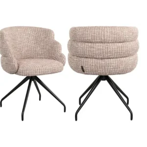 Markenprodukt Richmond Interiors Drehstuhl Kayla trendy rose