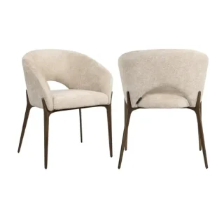Top-Angebot Richmond Interiors Esszimmerstuhl Kenzi cream unicorn