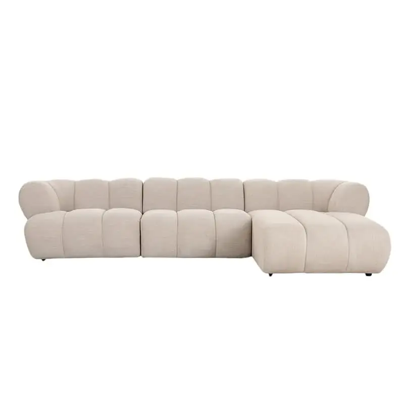 Mega-Angebot Pole to Pole Sofa New York 4-Sitzer (Lounge rechts) Beige