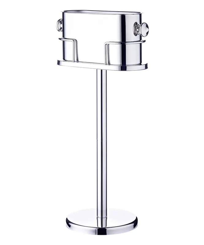 Preisknaller Edzard Weinkühler Leo (Höhe 79 cm) auf Ständer, Edelstahl hochglanzpoliert