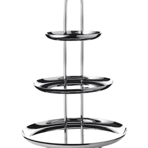 Direkt Vom Hersteller Edzard Etagere Apus (Höhe 40 cm, 3-stöckig), Edelstahl hochglanzpoliert
