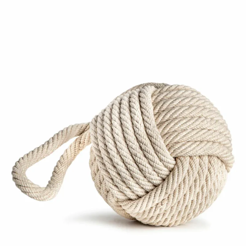 Authentic Models Türstopper Cotton, Monkey Fist Knäuel mit Schlaufe, Baumwolle, HD001 Markenprodukt