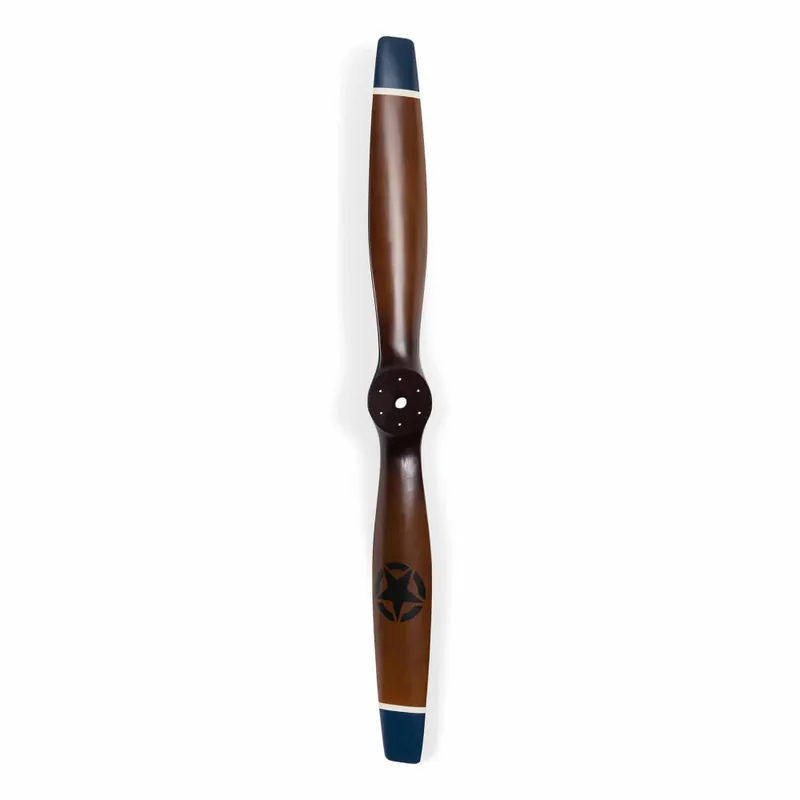 Authentic Models Wanddeko Propeller WWI Blue tip Small, Flugzeugpropeller, Mahagoni-Holz, AP186 Rabatt