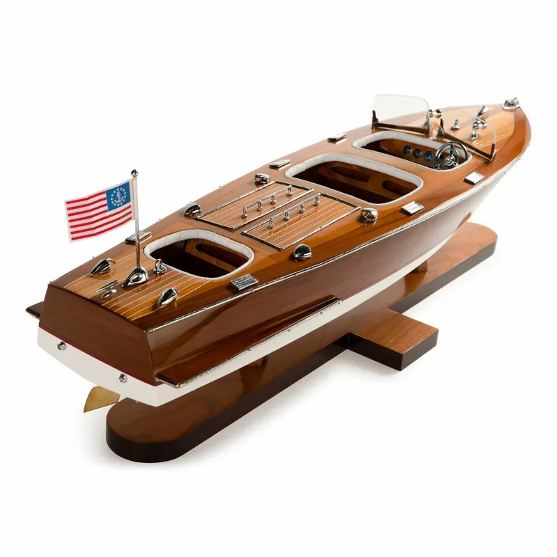 Garantierte Lieferung Authentic Models Schiffsmodell Triple Cockpit, Schiff, Dekoration, Holz / Kunstleder, AS183