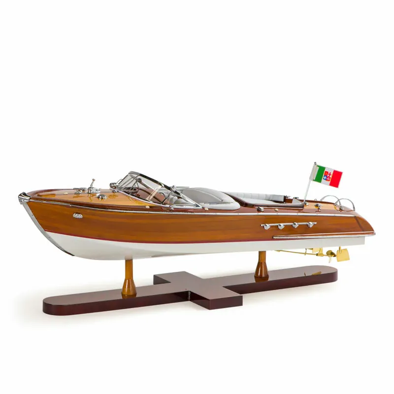 Authentic Models Schiffsmodell Aquarama, Schreibtischdeko, Zedernholz, PVC-Kunstleder, AS182 Preisknaller