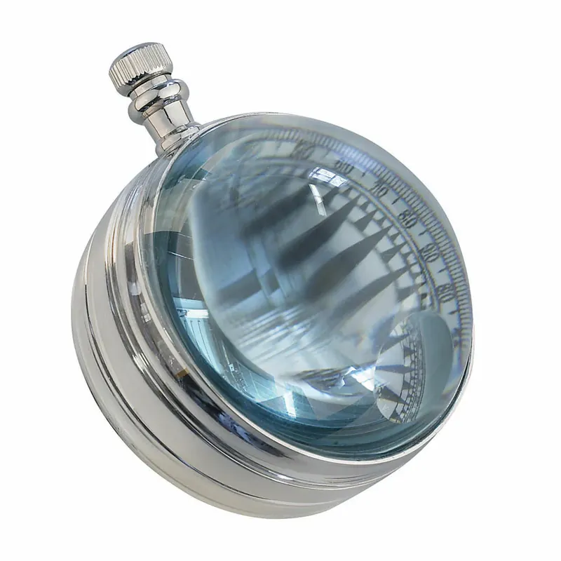 Authentic Models Taschenuhr Eye of Time Nickel, Deko-Objekt, Messing, Glas, SC051 Aktuell