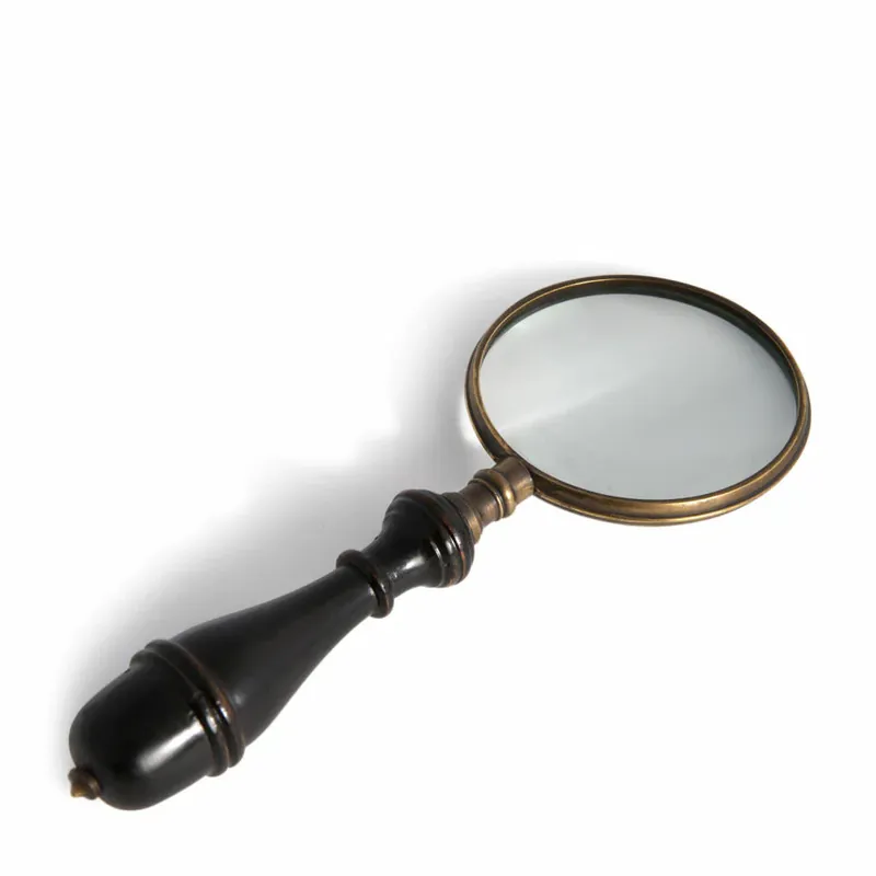 Authentic Models Vergrößerungsglas Oxford Magnifier, Leselupe, Holz, Messing, Glas, AC091 Rabatt