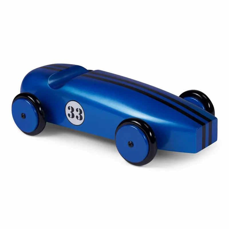 Authentic Models Holz-Modell-Auto Blue, Modellauto, Dekoration, Mahagoni-Holz, AR063 Nur Für Kurze Zeit