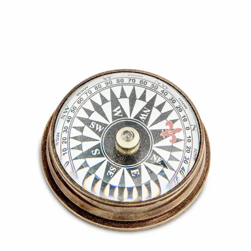 Authentic Models Kompass Eye Compass Small, Taschenkompass, Messing / Glas, CO034 Beliebt