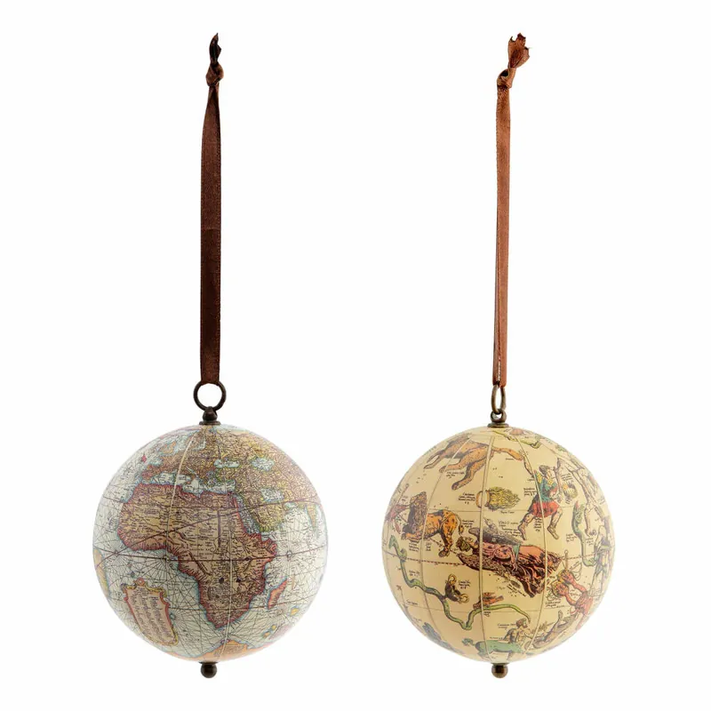 Authentic Models Mini-Hängegloben The Earth & The Heavens 2-tlg., Kunststoff, Papier, GL032 Online Kaufen