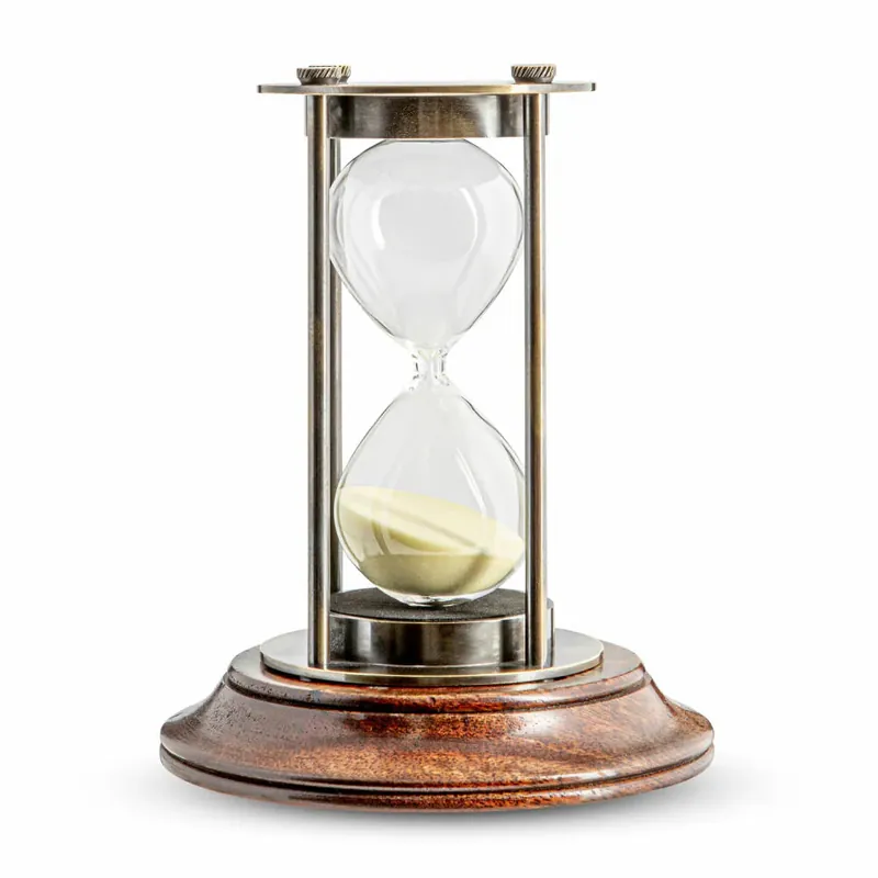 Top-Angebot Authentic Models Sanduhr Bronzed 30 Minuten, Zeitmesser, Holz, Metall, Glas, HG007
