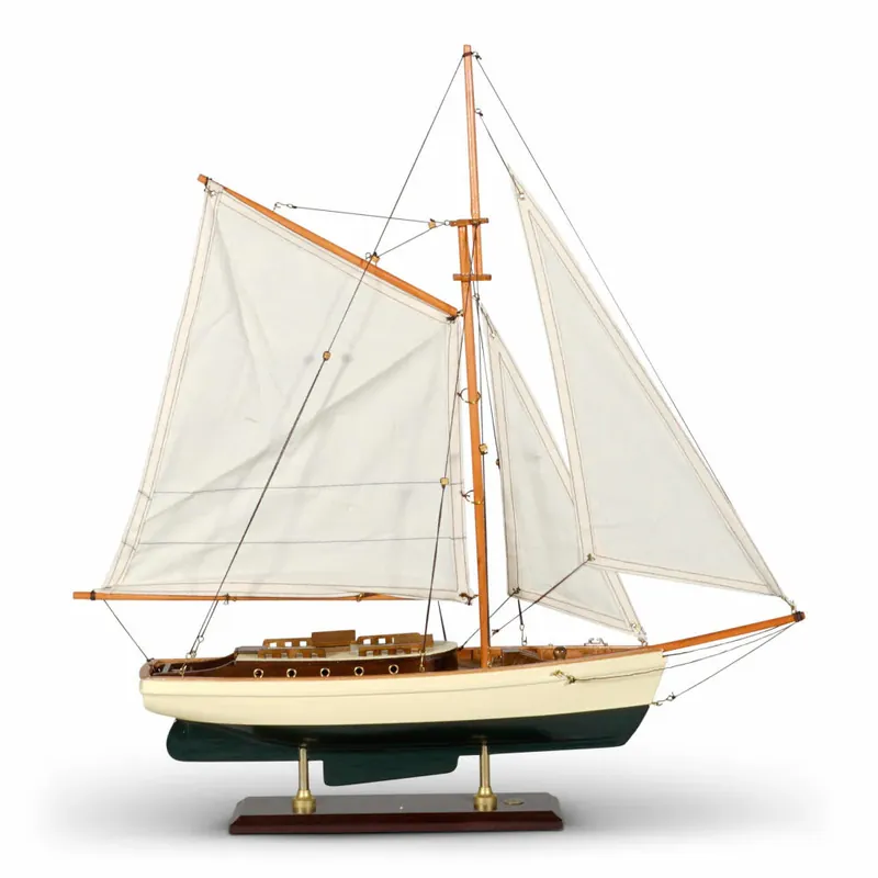 Jetzt Bestellen Authentic Models Schiffsmodell 1930 Classic Yacht Small, Schreibtischdeko, Holz, Baumwolle, AS134