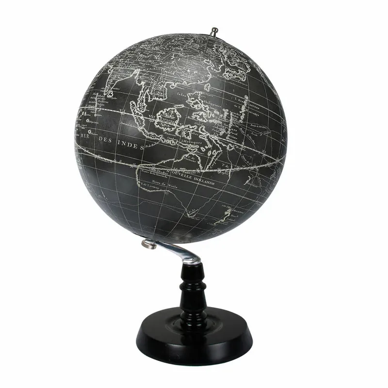 Sale Authentic Models Globus Vaugondy modern, Deko-Weltkugel, Holz / Aluminium / Kunststoff / Papier, GL077