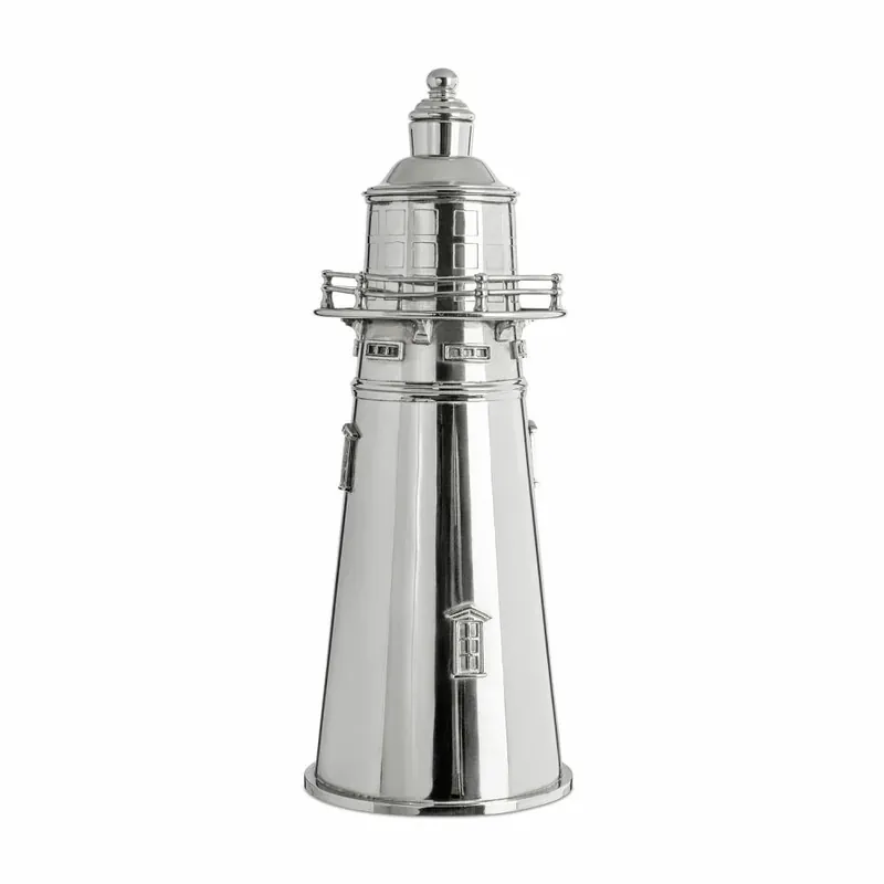 Authentic Models Cocktailshaker Lighthouse, Messing, Nickel- und Silberbeschichtet, CS010 Bestseller