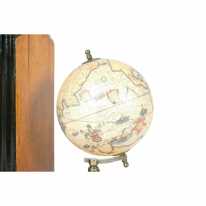 Versand Am Gleichen Tag Authentic Models Buchstützen Globe, Buchenden, Walnuss-Holz, Metall, GL009F