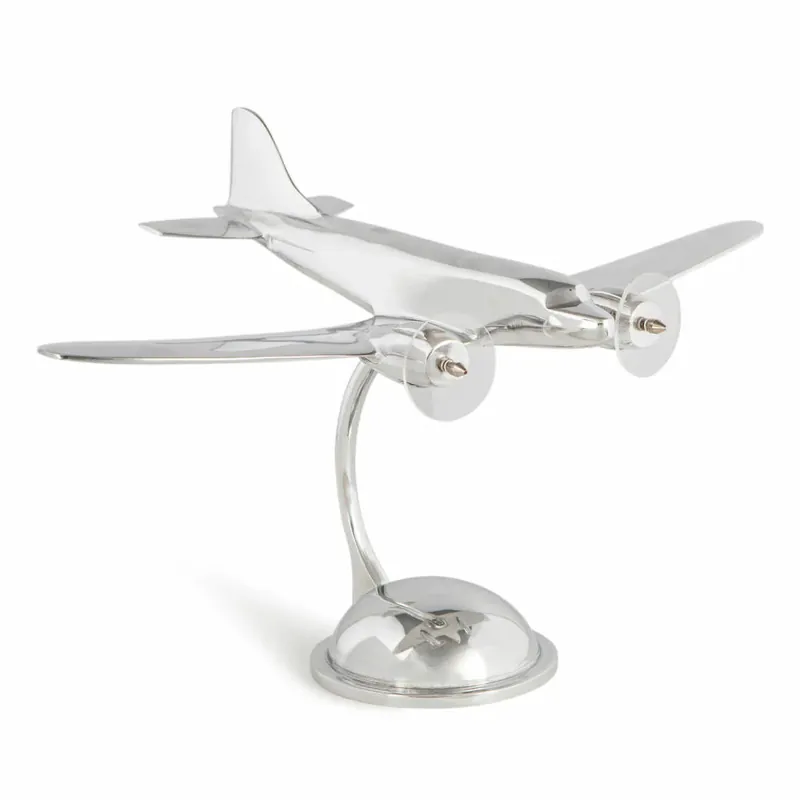 Sale Authentic Models Flugzeug-Modell Desktop DC-3, Schreibtischdeko, Aluminium, AP105