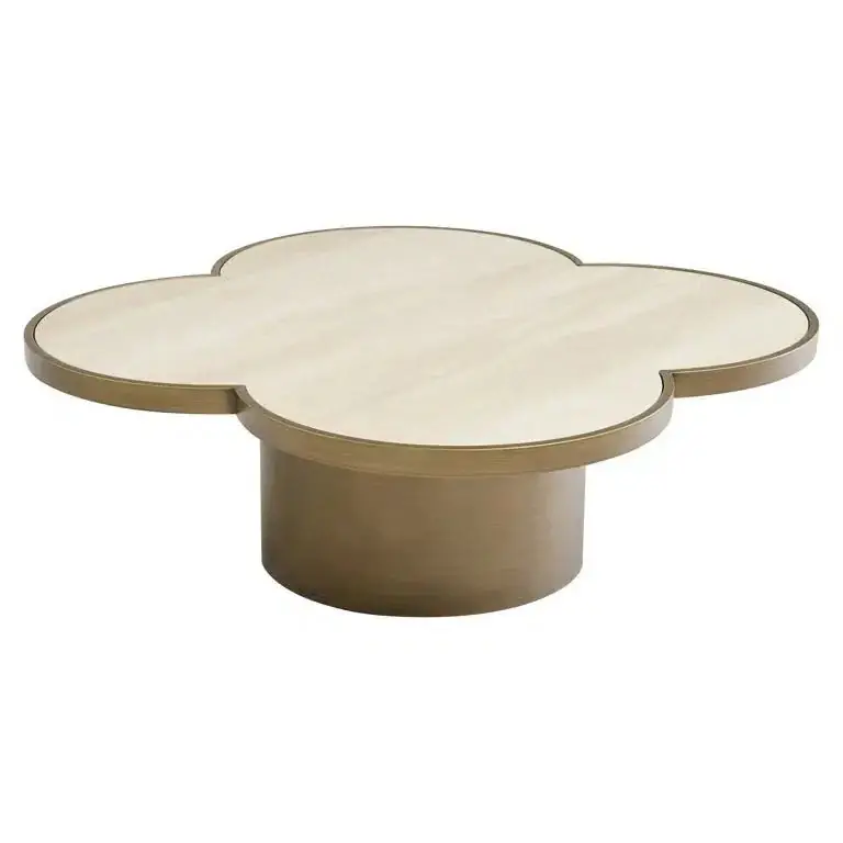 Richmond Interiors Couchtisch Clover (Beige) Markenware