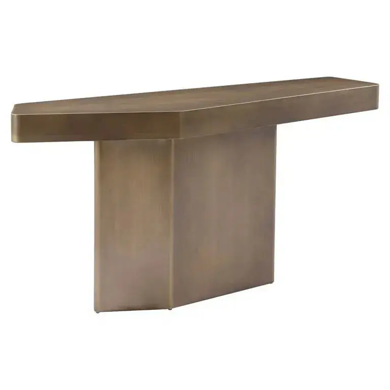Richmond Interiors Wandkonsole Hexa (Brushed Gold) Rabatt