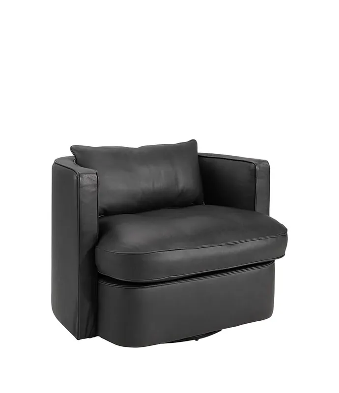 Artwood Sessel Leder JOAN anthrazit Finale Aktion