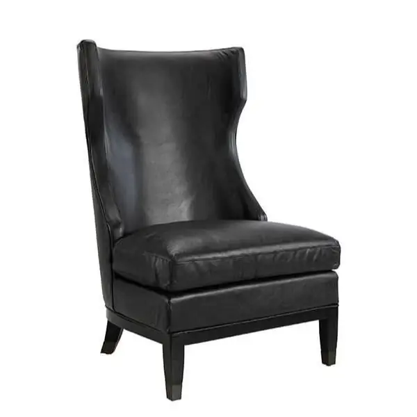 Preiswert Artwood Sessel Leder REED schwarz