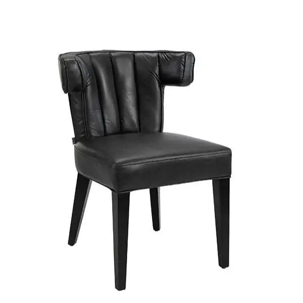 Angebot Artwood Esszimmerstuhl Leder BALDWIN schwarz