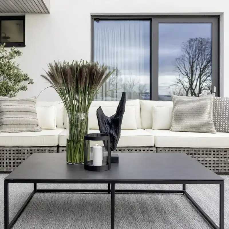 Neu Artwood Outdoor Couchtisch ROMANO graphit