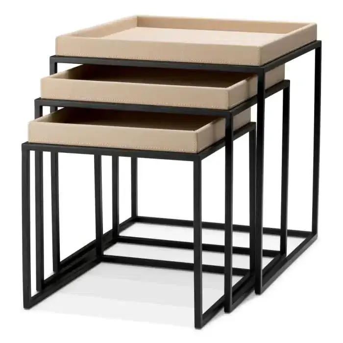 Wochenendangebot Eichholtz Beistelltisch Leonard Set von 3