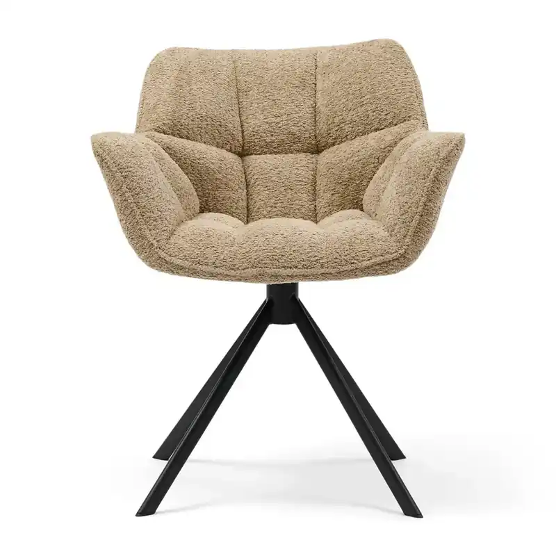 Nur Für Kurze Zeit Riviera Maison Drehbarer Esszimmerstuhl Carnaby, Soft Walnut