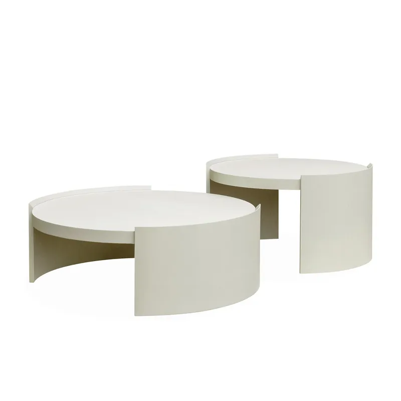 Beliebt Artwood OAKLAND Couchtisch Ø100 Ivory Mist