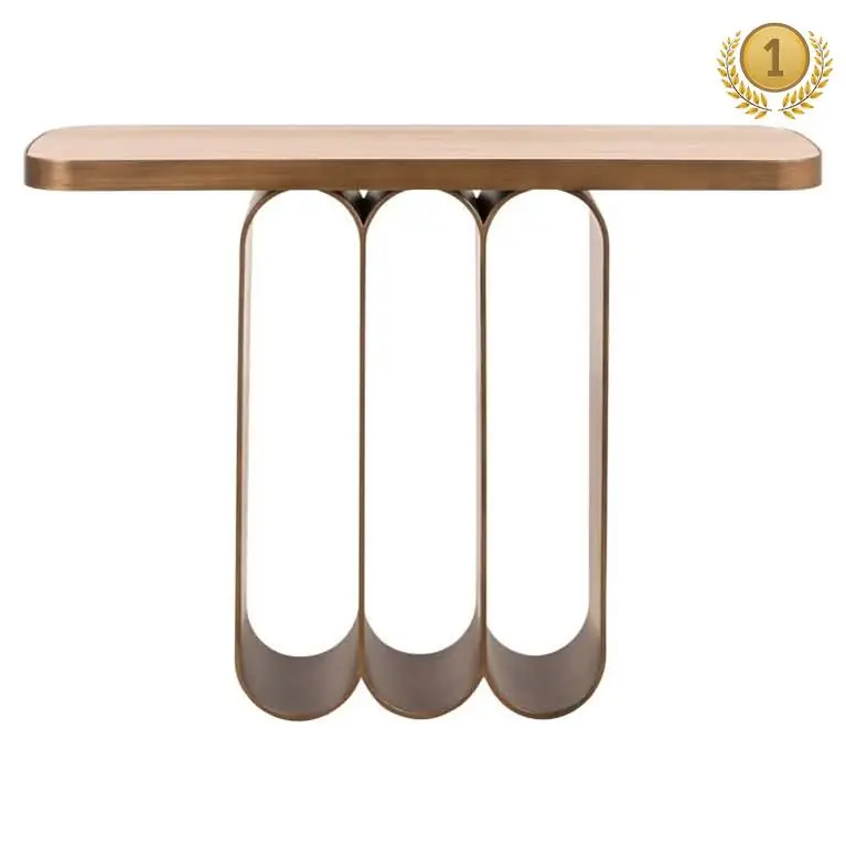 Neuheit Richmond Interiors Konsolentisch Locarno – Brushed Gold